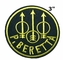 P Beretta Logo Bordir Kait Loop Patch Lencana Moral Perlengkapan Taktis Applique